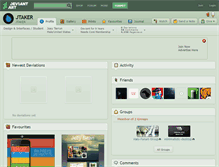 Tablet Screenshot of jtaker.deviantart.com
