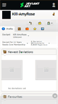 Mobile Screenshot of kill-amyrose.deviantart.com