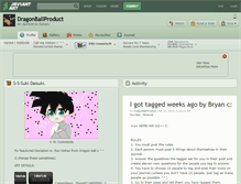 Tablet Screenshot of dragonballproduct.deviantart.com