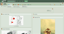 Desktop Screenshot of masd.deviantart.com