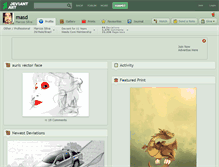 Tablet Screenshot of masd.deviantart.com