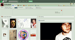 Desktop Screenshot of chrisloland.deviantart.com