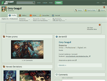 Tablet Screenshot of grey-seagull.deviantart.com