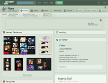 Tablet Screenshot of fidex.deviantart.com