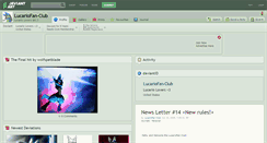 Desktop Screenshot of lucariofan-club.deviantart.com