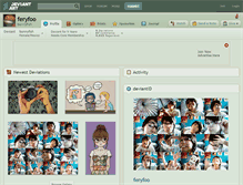 Tablet Screenshot of feryfoo.deviantart.com