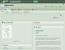 Tablet Screenshot of burane-sutaa.deviantart.com