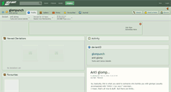 Desktop Screenshot of glompunch.deviantart.com