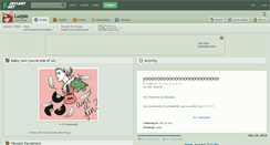 Desktop Screenshot of lurple.deviantart.com