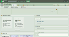 Desktop Screenshot of my-dark-side.deviantart.com