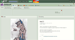 Desktop Screenshot of herkthywolf.deviantart.com