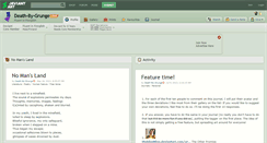 Desktop Screenshot of death-by-grunge.deviantart.com