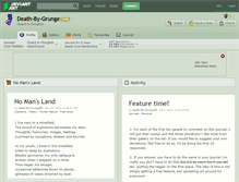 Tablet Screenshot of death-by-grunge.deviantart.com