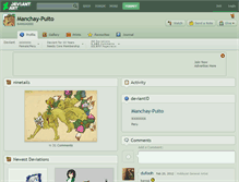 Tablet Screenshot of manchay-puito.deviantart.com