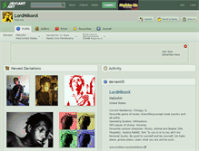 Tablet Screenshot of lordnikonx.deviantart.com