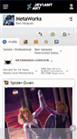 Mobile Screenshot of metaworks.deviantart.com