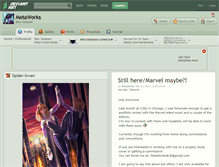 Tablet Screenshot of metaworks.deviantart.com