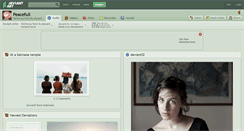 Desktop Screenshot of peacefull.deviantart.com
