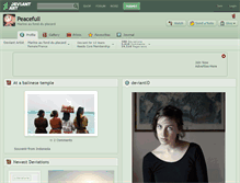 Tablet Screenshot of peacefull.deviantart.com