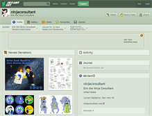 Tablet Screenshot of ninjaconsultant.deviantart.com