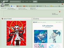 Tablet Screenshot of drkrt.deviantart.com