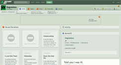 Desktop Screenshot of degreeless.deviantart.com