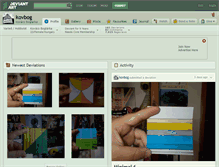 Tablet Screenshot of kovbog.deviantart.com