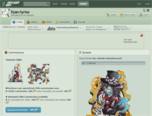 Tablet Screenshot of dyan-syrius.deviantart.com