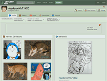 Tablet Screenshot of huederonvis7140z.deviantart.com