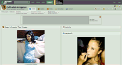 Desktop Screenshot of cultivated-arrogance.deviantart.com