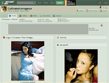 Tablet Screenshot of cultivated-arrogance.deviantart.com