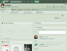 Tablet Screenshot of lexiness.deviantart.com
