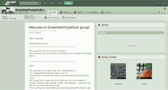 Desktop Screenshot of greenhairpurplesuit.deviantart.com