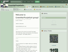 Tablet Screenshot of greenhairpurplesuit.deviantart.com