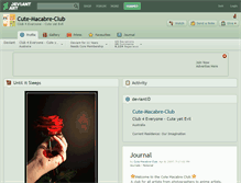 Tablet Screenshot of cute-macabre-club.deviantart.com