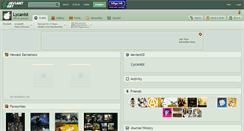 Desktop Screenshot of lycanist.deviantart.com
