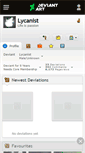 Mobile Screenshot of lycanist.deviantart.com