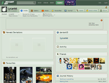 Tablet Screenshot of lycanist.deviantart.com