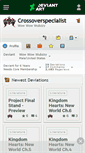 Mobile Screenshot of crossoverspecialist.deviantart.com