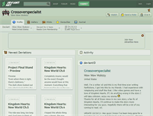 Tablet Screenshot of crossoverspecialist.deviantart.com
