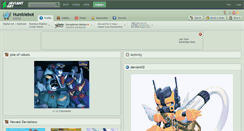 Desktop Screenshot of humblebot.deviantart.com