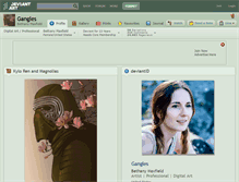 Tablet Screenshot of gangles.deviantart.com