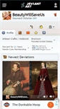 Mobile Screenshot of beautywillsaveus.deviantart.com