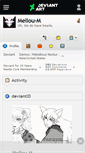 Mobile Screenshot of mellou-m.deviantart.com