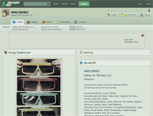 Tablet Screenshot of easy-peasy.deviantart.com