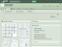 Tablet Screenshot of crack-comics.deviantart.com