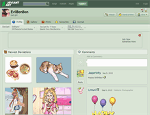 Tablet Screenshot of evilbonbon.deviantart.com