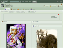 Tablet Screenshot of iriaayukawa.deviantart.com