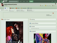 Tablet Screenshot of gallowshumorcomics.deviantart.com