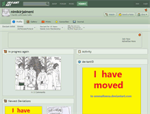 Tablet Screenshot of nimikirjaimeni.deviantart.com